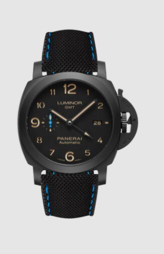 Panerai Luminor GMT 44mm Replica Watch PAM01441 PANERAI SPORTECH BLACK